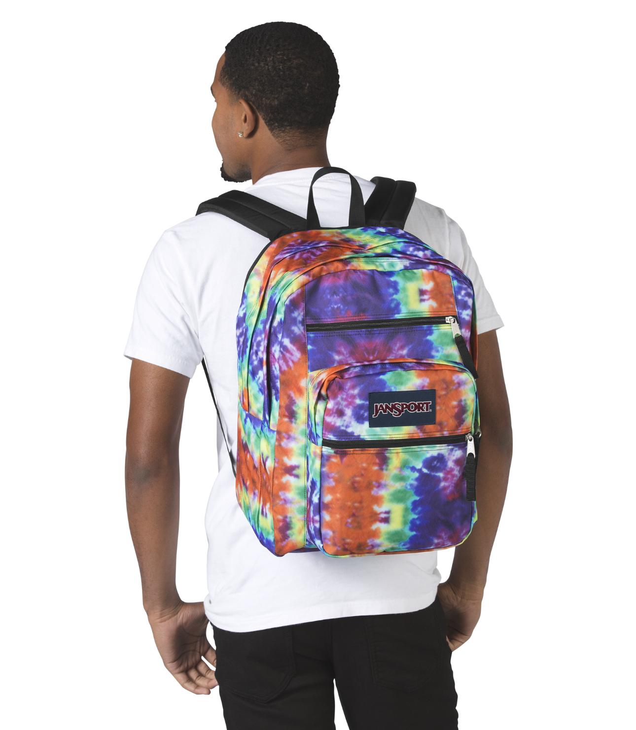 Foto 4 pulgar | Mochila Jansport Big Student Red/multi Hippie Days