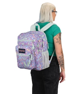 Foto 3 | Mochila Jansport Big Student Fluid Floral Pastel Lilac