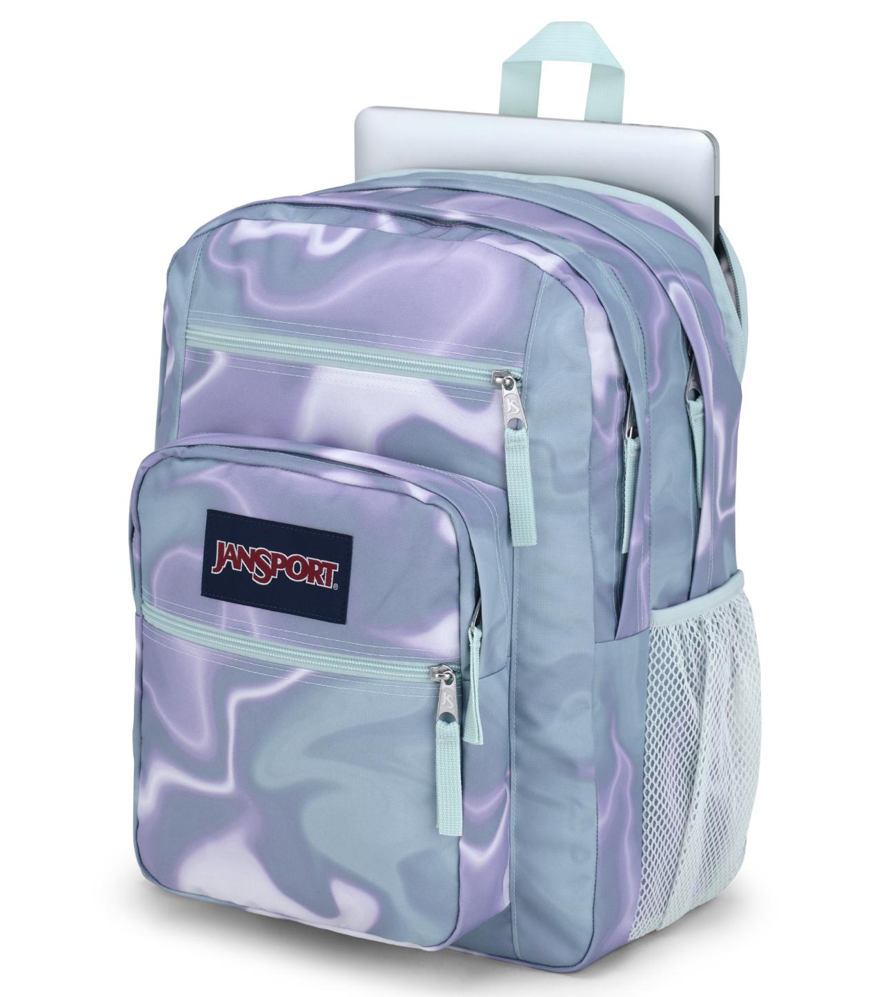 Foto 4 pulgar | Mochila Jansport Big Student Platinum Puddles
