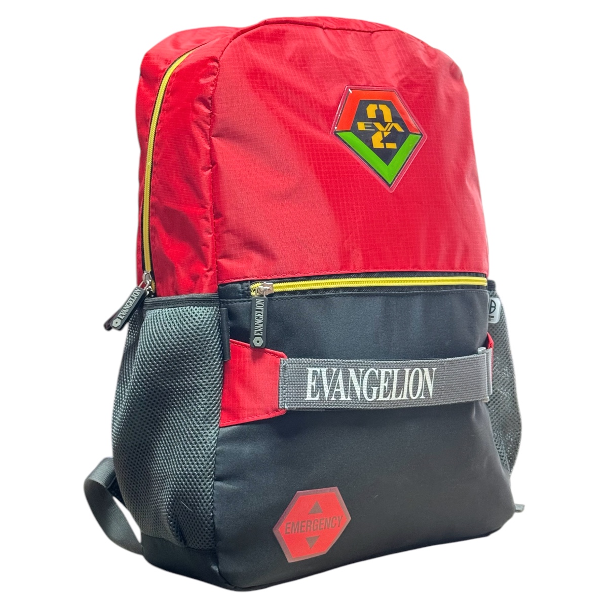 Foto 3 pulgar | Mochila Porta Laptop De Anime Evangelion Eva-02 Color Rojo Escolar