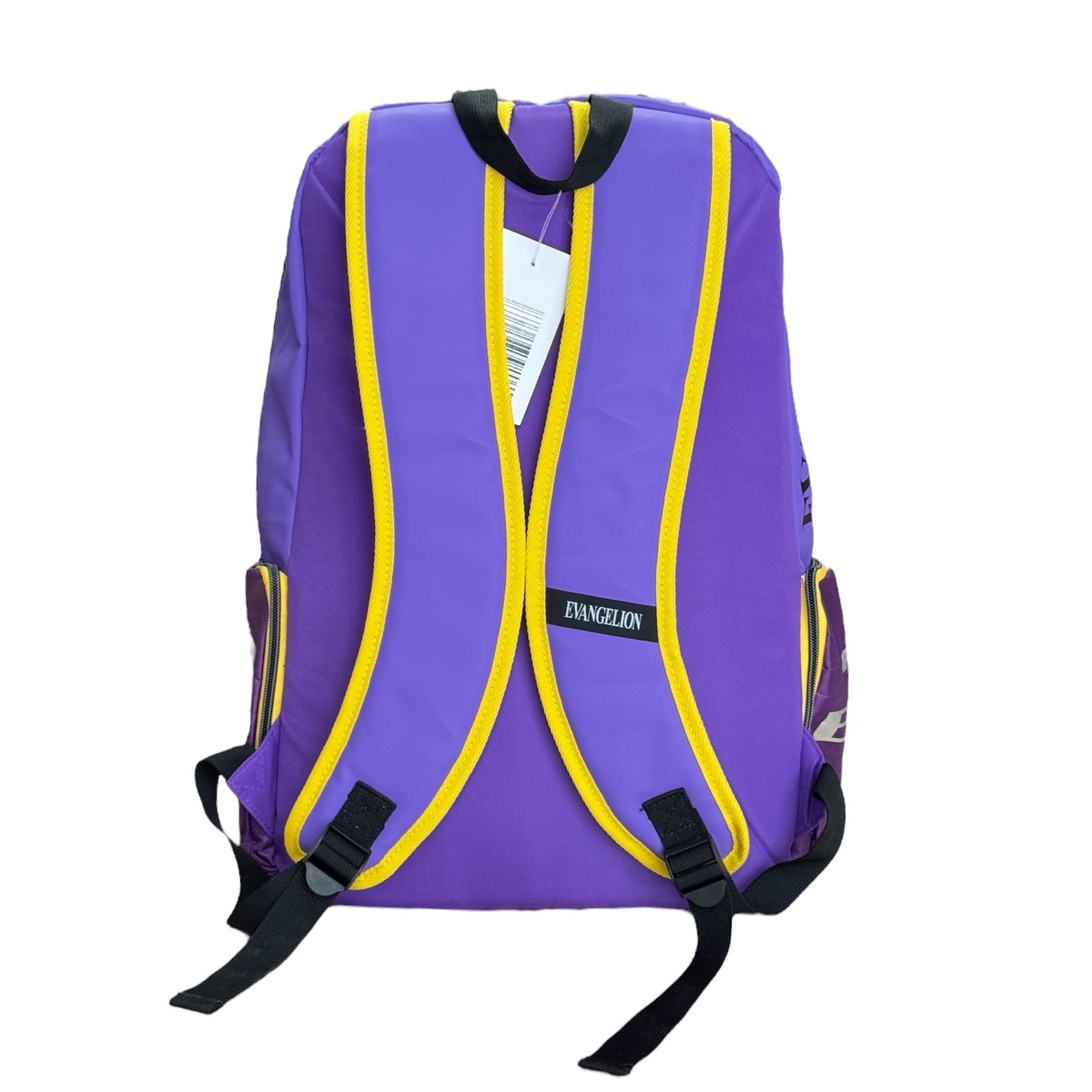 Foto 5 pulgar | Mochila Escolar De Anime Evangelion Eva-01 Porta Laptop Color Morado