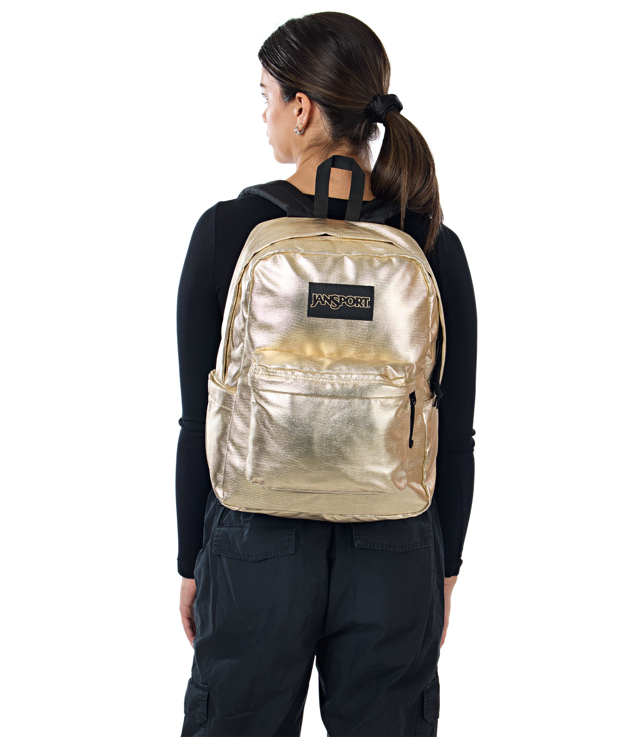 Foto 4 pulgar | Mochila Superbreak Plus Fx Shine Gold Js0a4quala9