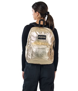 Foto 3 | Mochila Superbreak Plus Fx Shine Gold Js0a4quala9