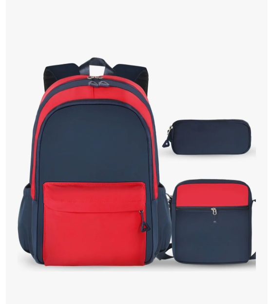 Foto 2 pulgar | Mochila Escolar Viaje Bolsa Antirrobo  Backpack Mochila Reforazada Para Laptop  Set 3piezas Mochila  Con Lonchera Y La