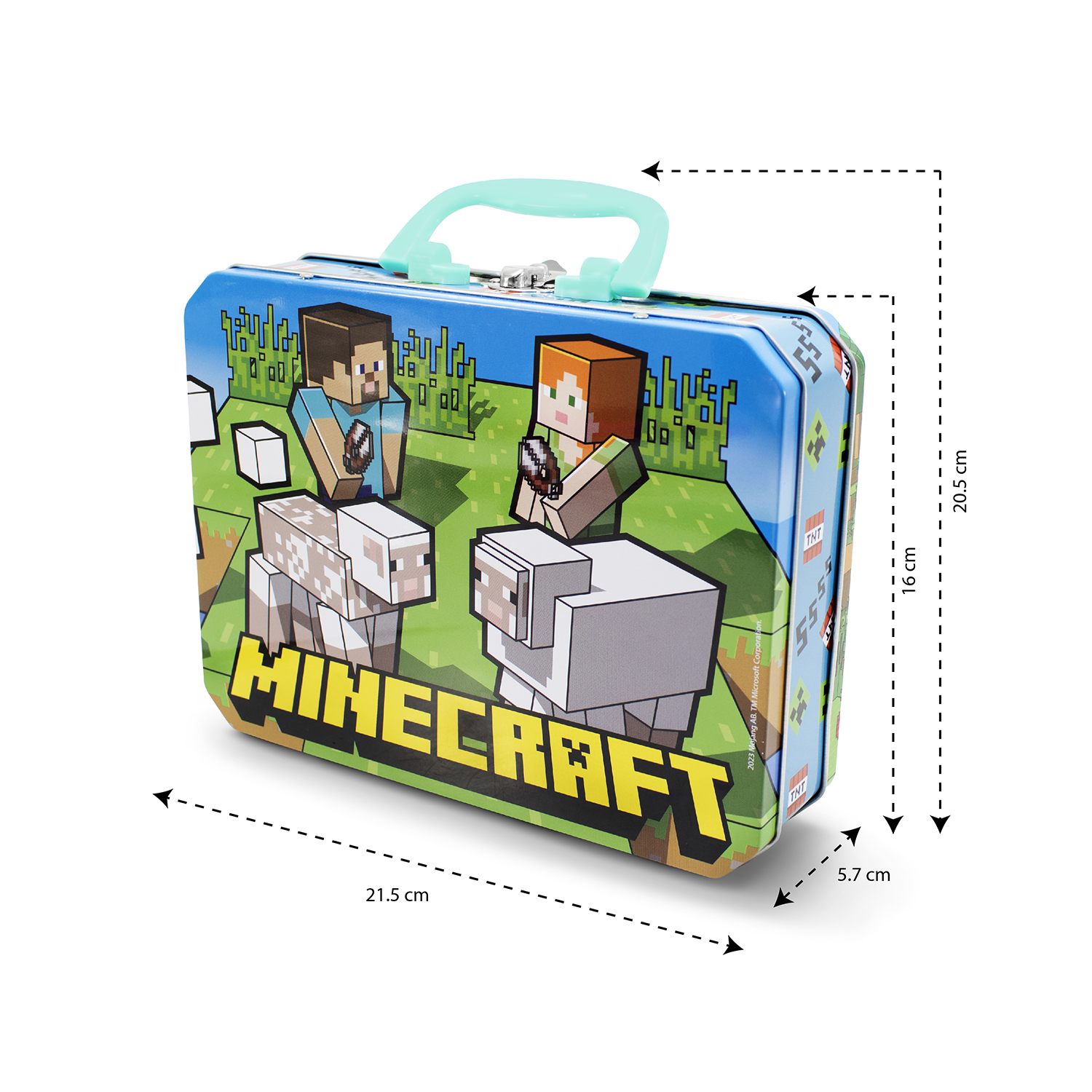 Foto 6 | Lonchera Metálica Andromeda Inc Minecraft