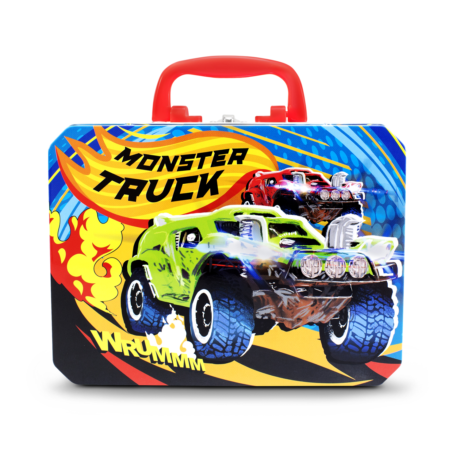 Foto 3 pulgar | Lonchera Andromeda Inc Metálica Monster Truck