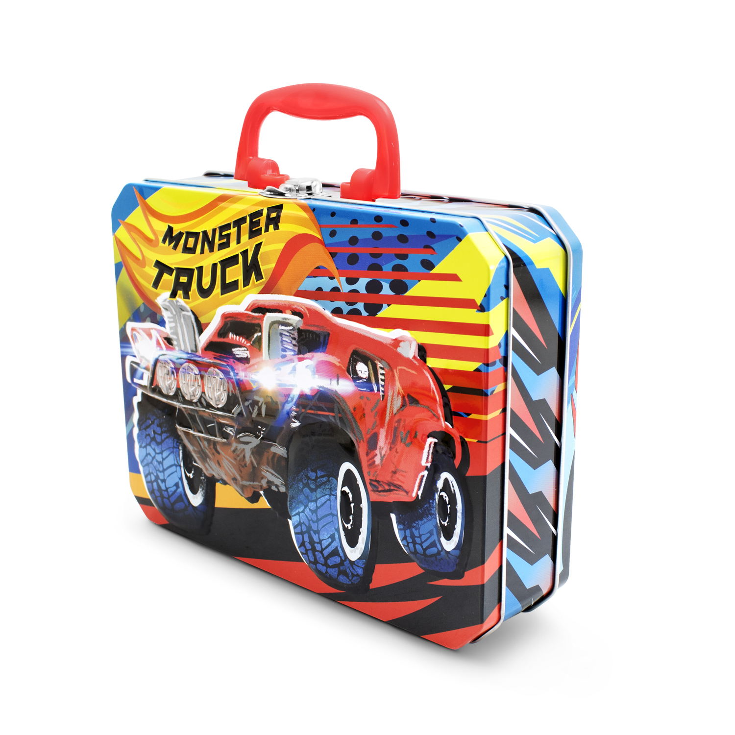Foto 4 pulgar | Lonchera Andromeda Inc Metálica Monster Truck