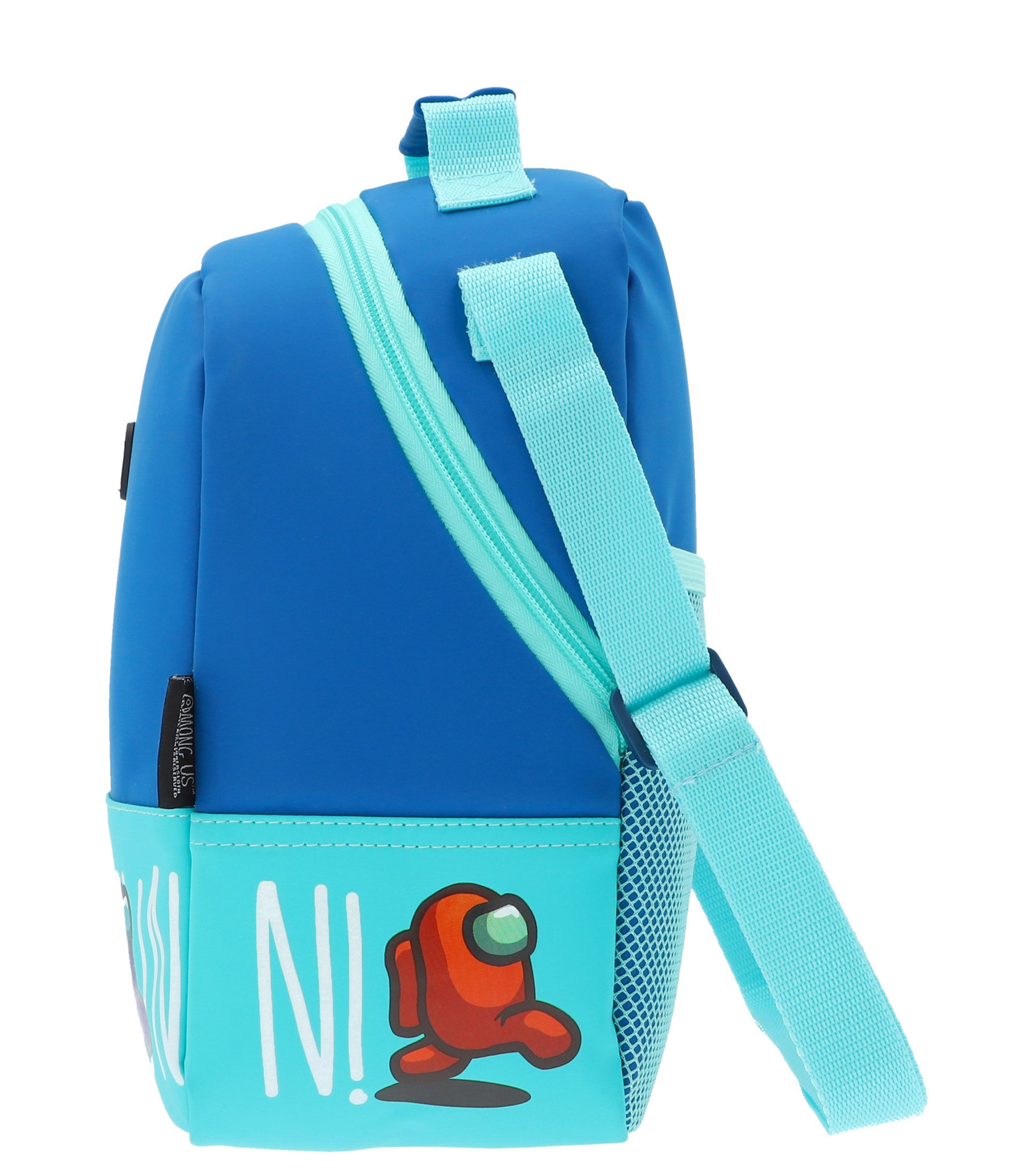 Foto 4 | Lonchera Escolar Among Us Azul Aqua Run Corre Lunch Bag