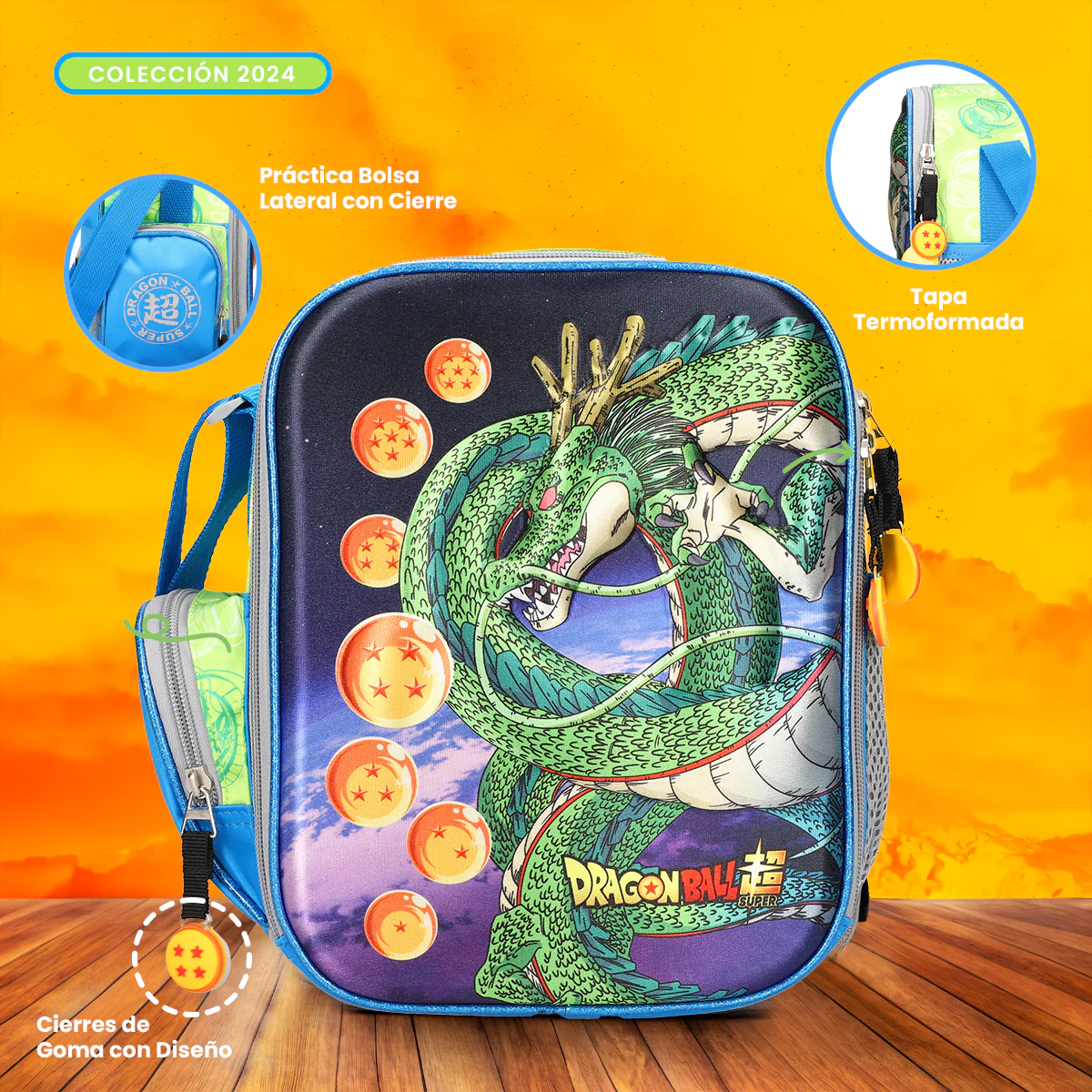 Foto 4 pulgar | Lonchera Escolar Dragon Ball Super Shen Long Dbs Lunch Bag