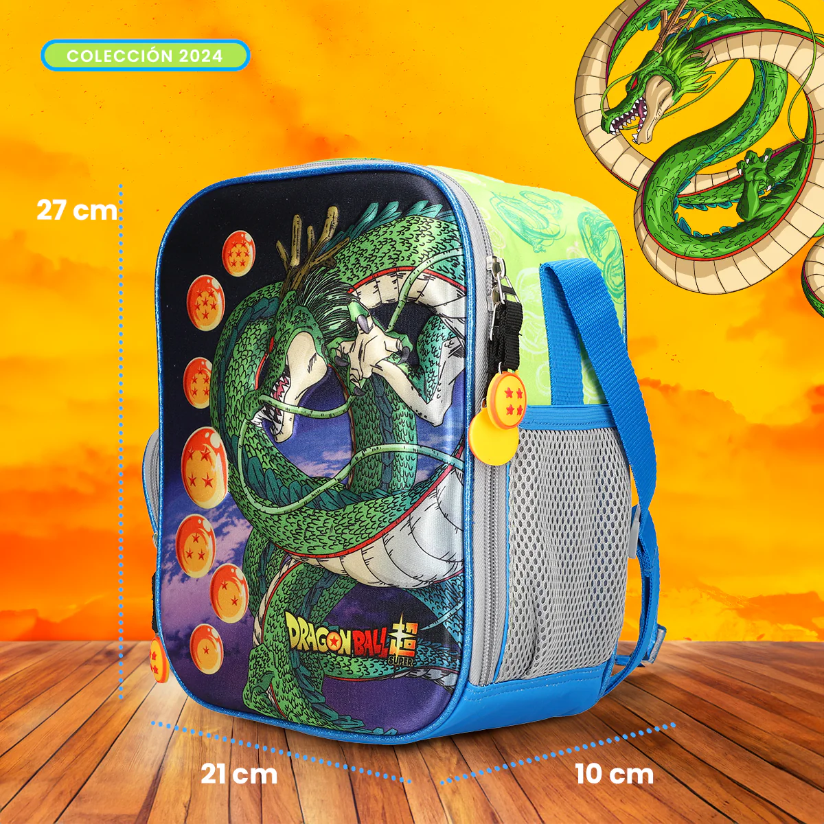 Foto 7 pulgar | Lonchera Escolar Dragon Ball Super Shen Long Dbs Lunch Bag