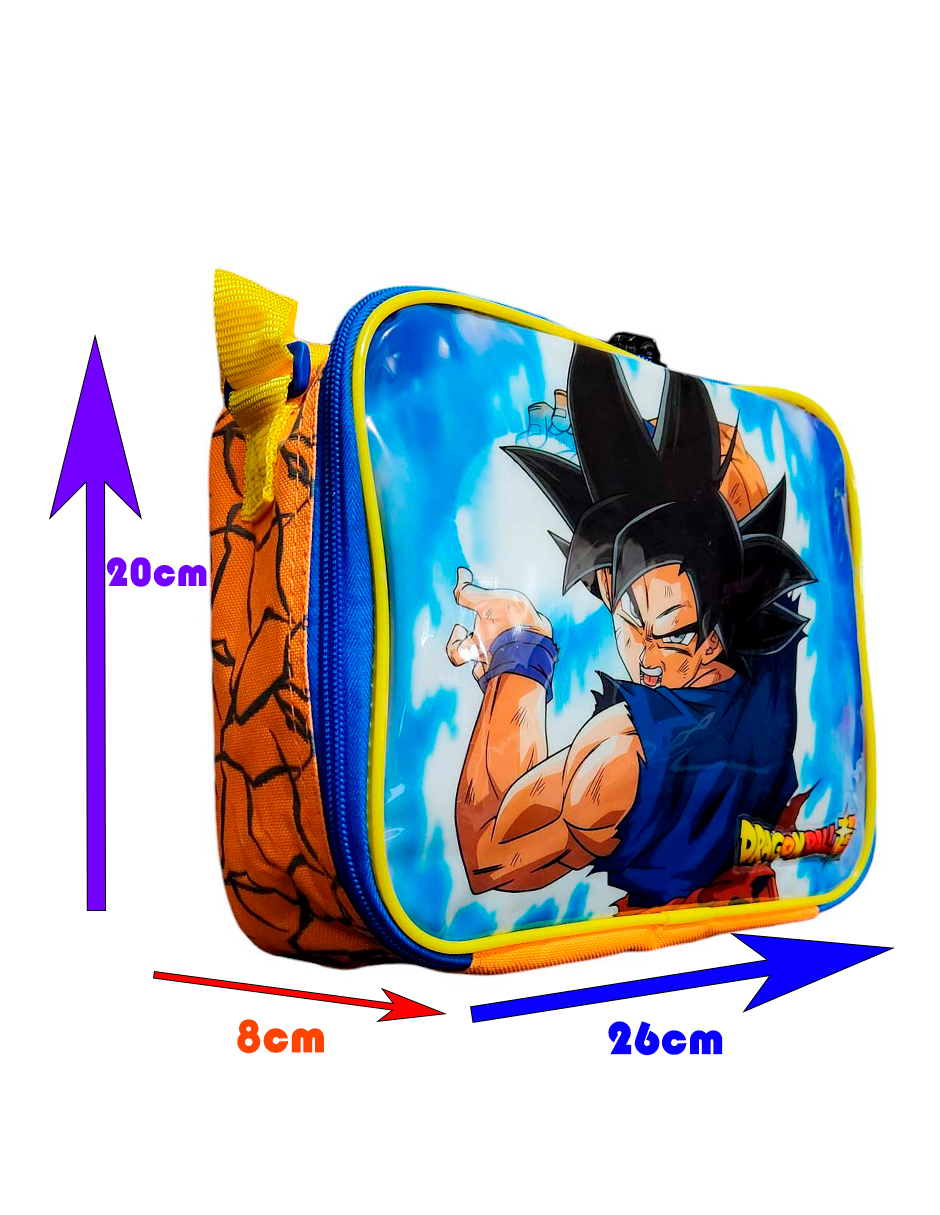 Foto 8 pulgar | Lonchera Escolar Dragon Ball Goku Ultrainstinto Kamehame Dbs