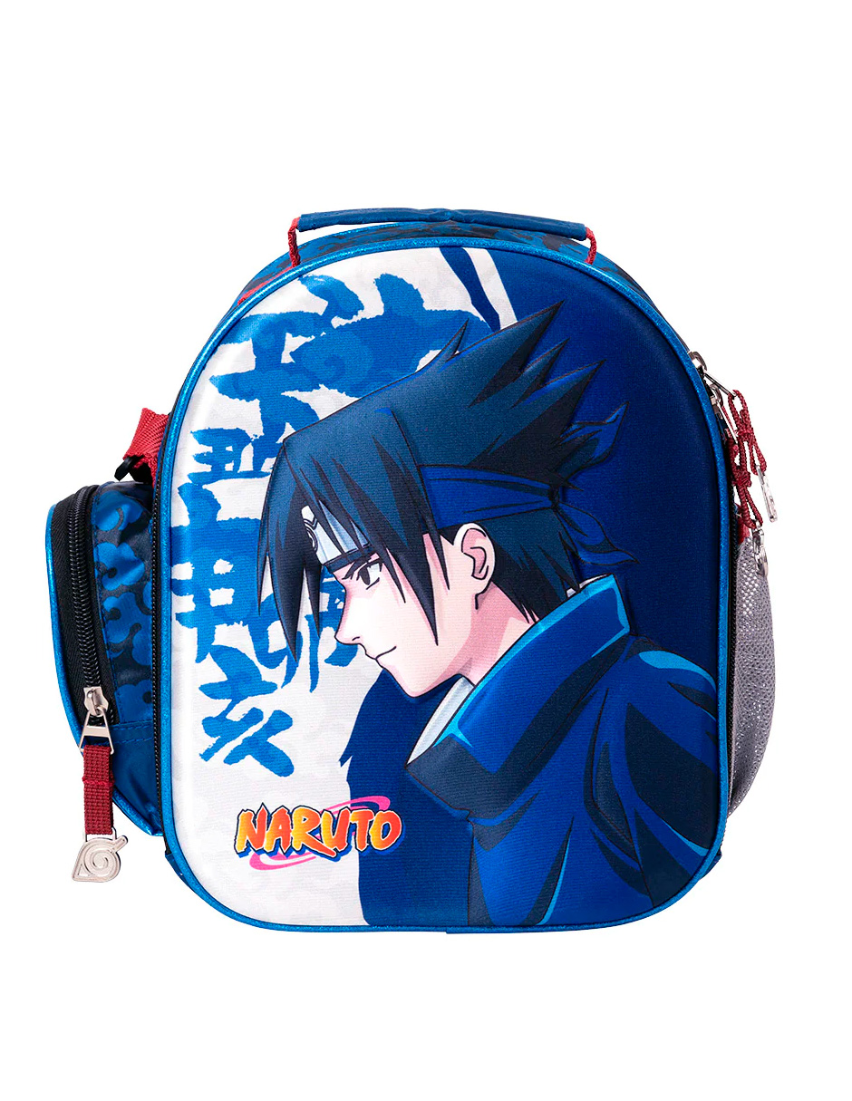 Lonchera Escolar Yadatex Sasuke Naruto Azul