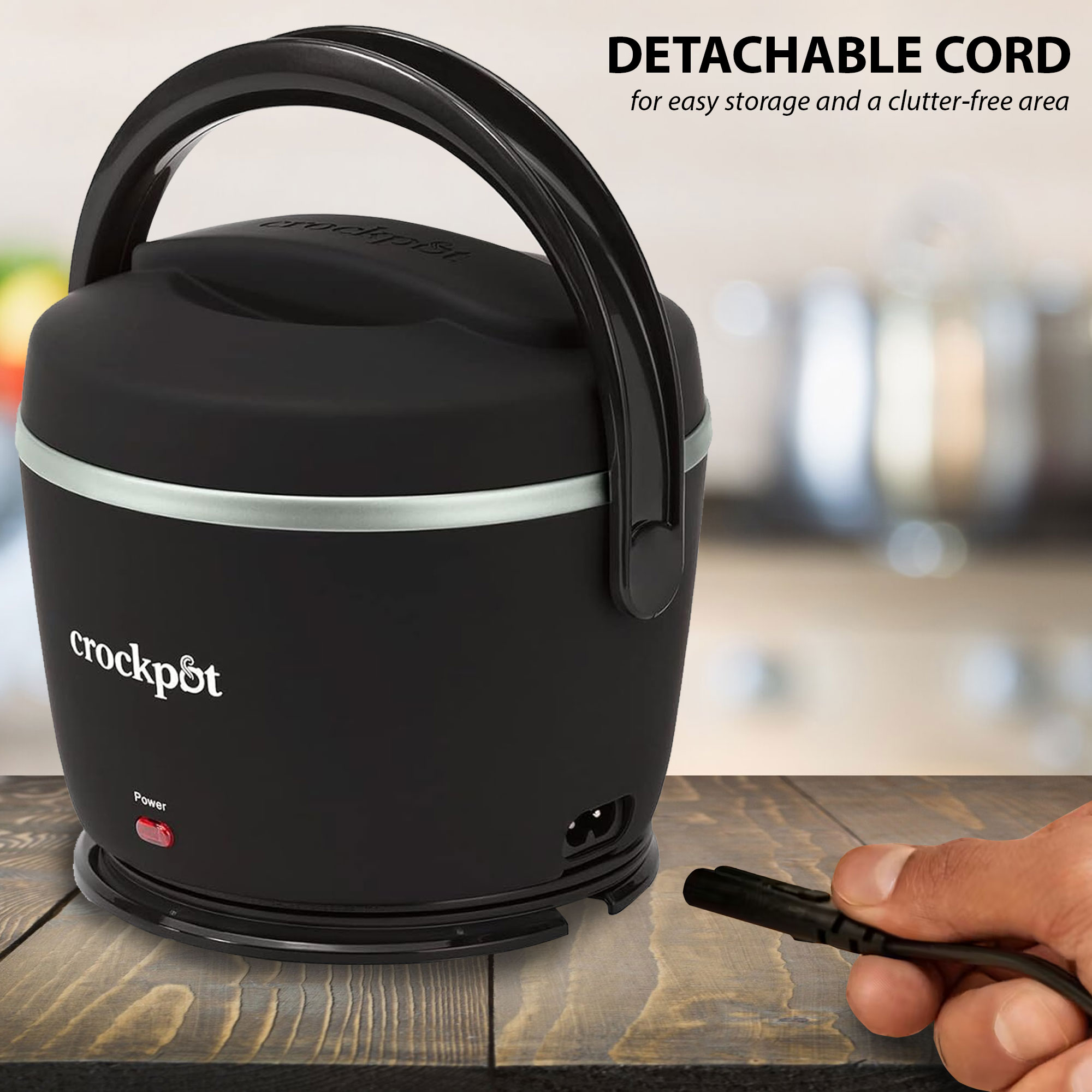 Foto 5 pulgar | Lonchera Eléctrica Crock-Pot 20 Onzas con Juego de Cubiertos - Venta Internacional