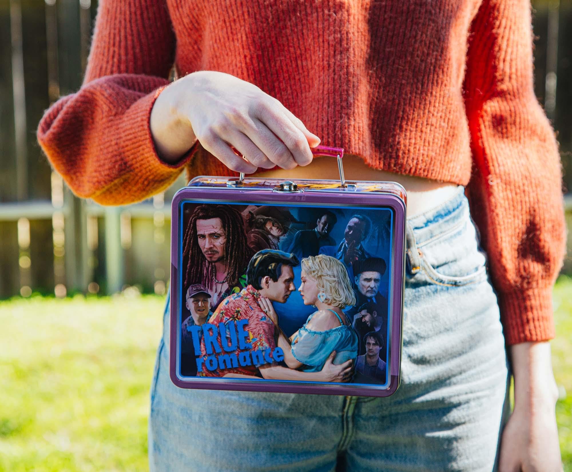 Foto 5 | Lonchera True Romance De Metal De Estilo Retro Con Asa - Venta Internacional.