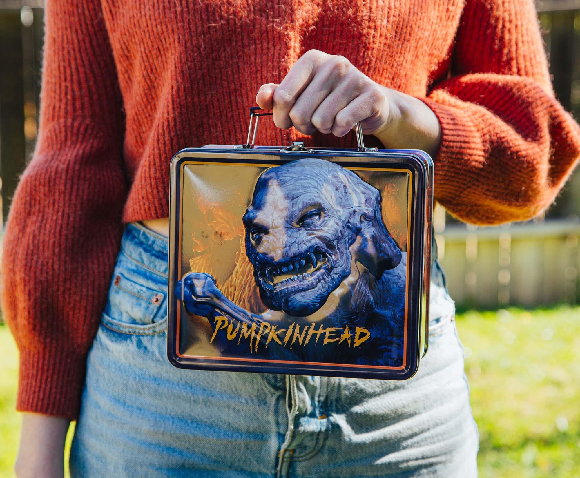 Foto 5 | Lonchera Toynk Pumpkinhead de Metal Estilo Retro - Venta Internacional