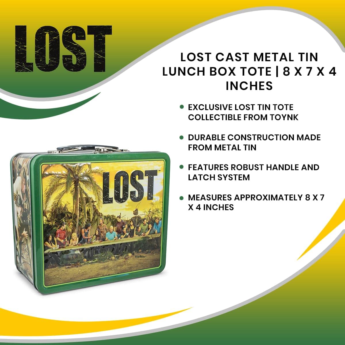 Foto 8 pulgar | Lonchera Toynk Lost de Metal Fundido 20 X 18 X 10 cm - Venta Internacional