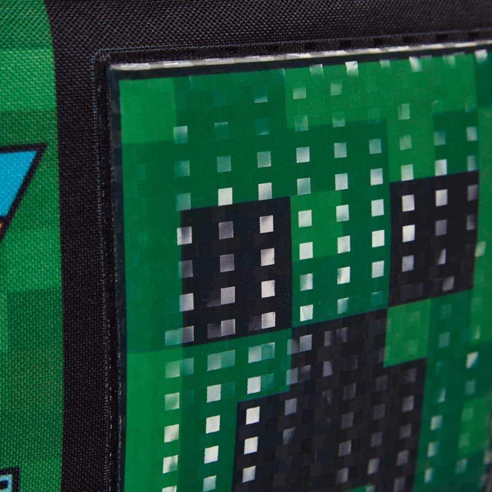 Foto 6 pulgar | Lonchera Bioworld Minecraft Con Aislamiento Suave Para Niños, Color Verde - Venta Internacional.