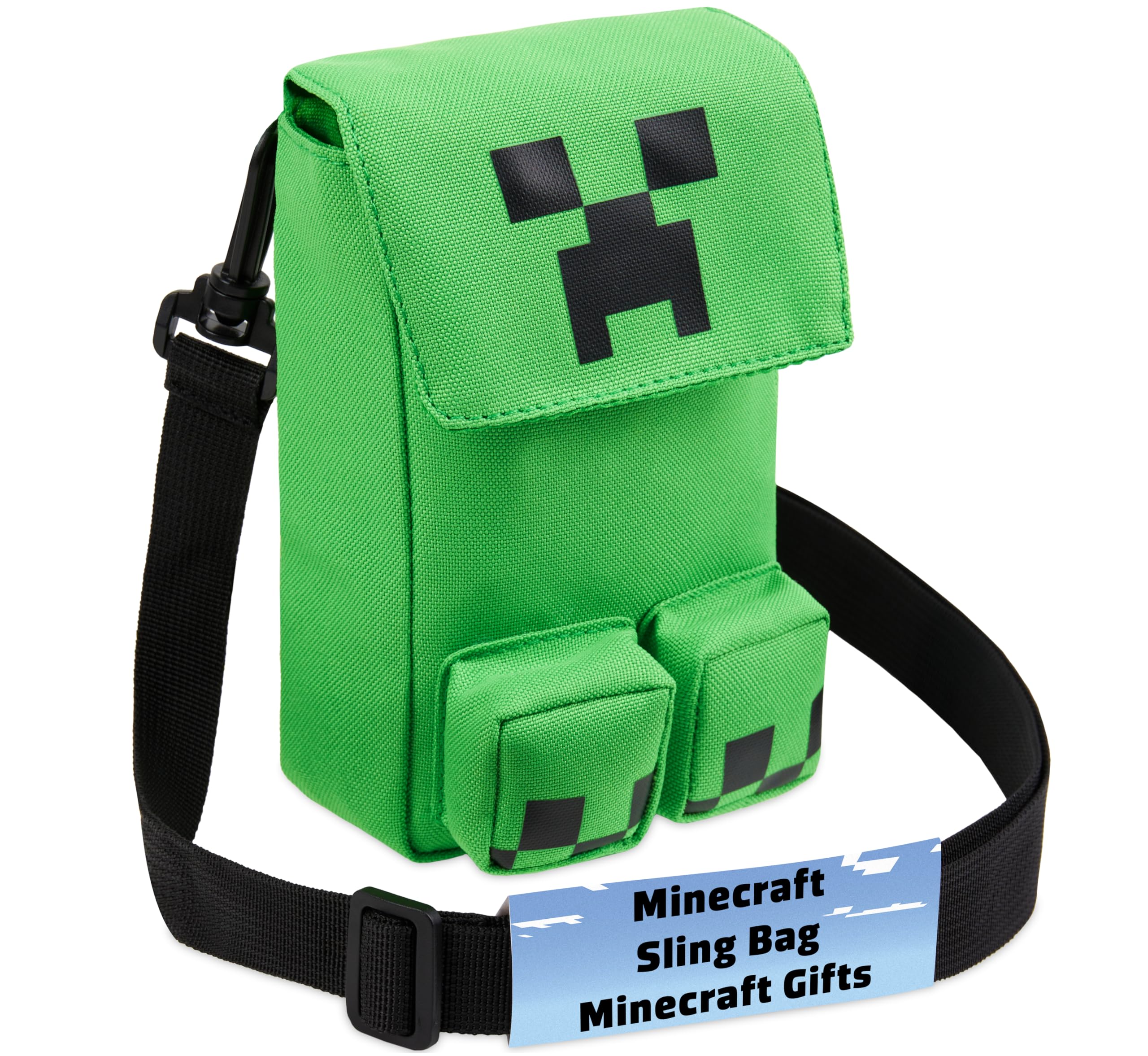 Foto 2 pulgar | Bandolera Minecraft Creeper Para Teléfono Móvil - Venta Internacional.