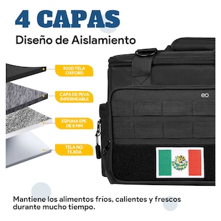 Foto 3 | Lonchera Termica Táctica 20 L Eo Safe Imports Esi-19517 Negro