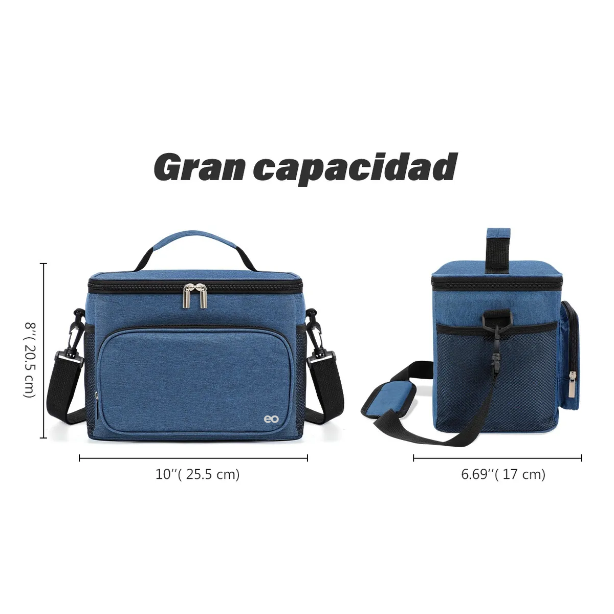 Foto 3 pulgar | Bolsa Térmica Lonchera Con Gran Capacidad Eo Safe Imports Esi-19836 Azul