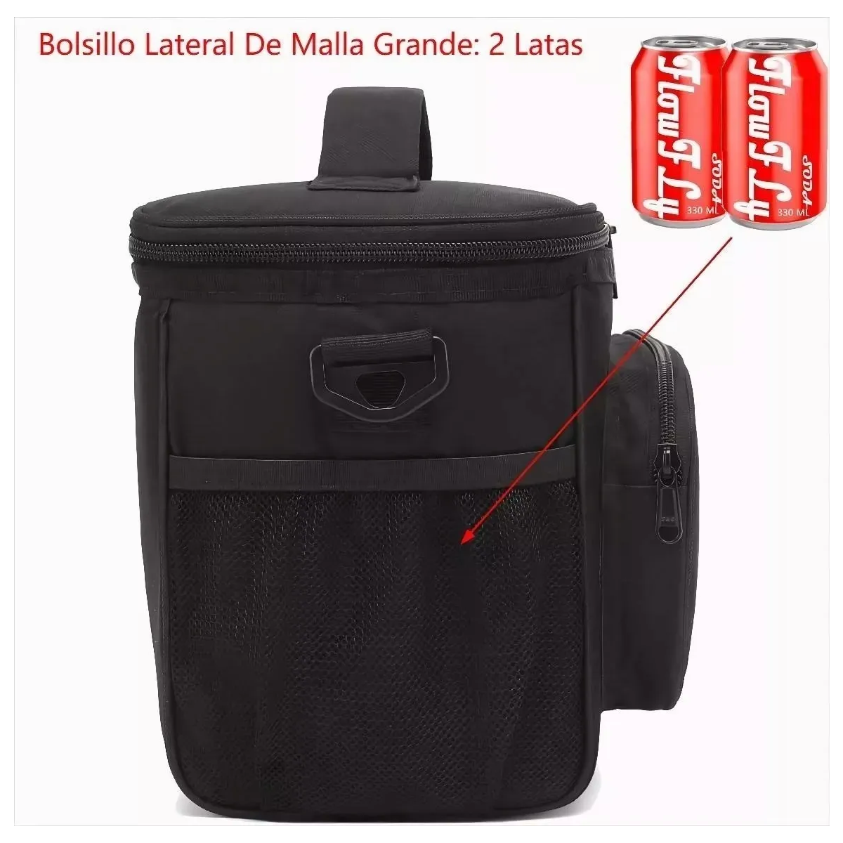 Foto 3 pulgar | Lonchera Térmica Reutilizable Para Hombre Lonchera Térmica Reutilizable Para Hombre Lab.g Negro