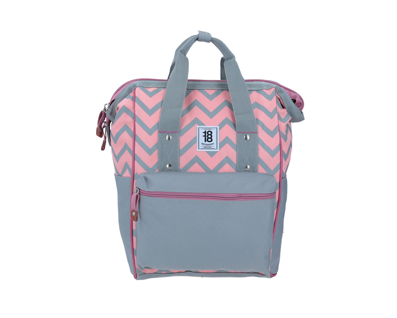 Mochila con Porta Laptop 1818 Lafo color Gris