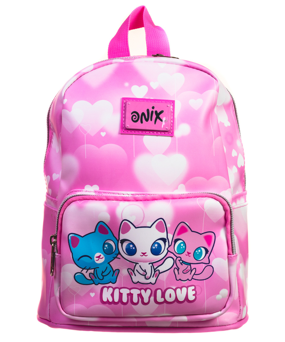Mini Mochilita Premium ''kitty Love'' Onix