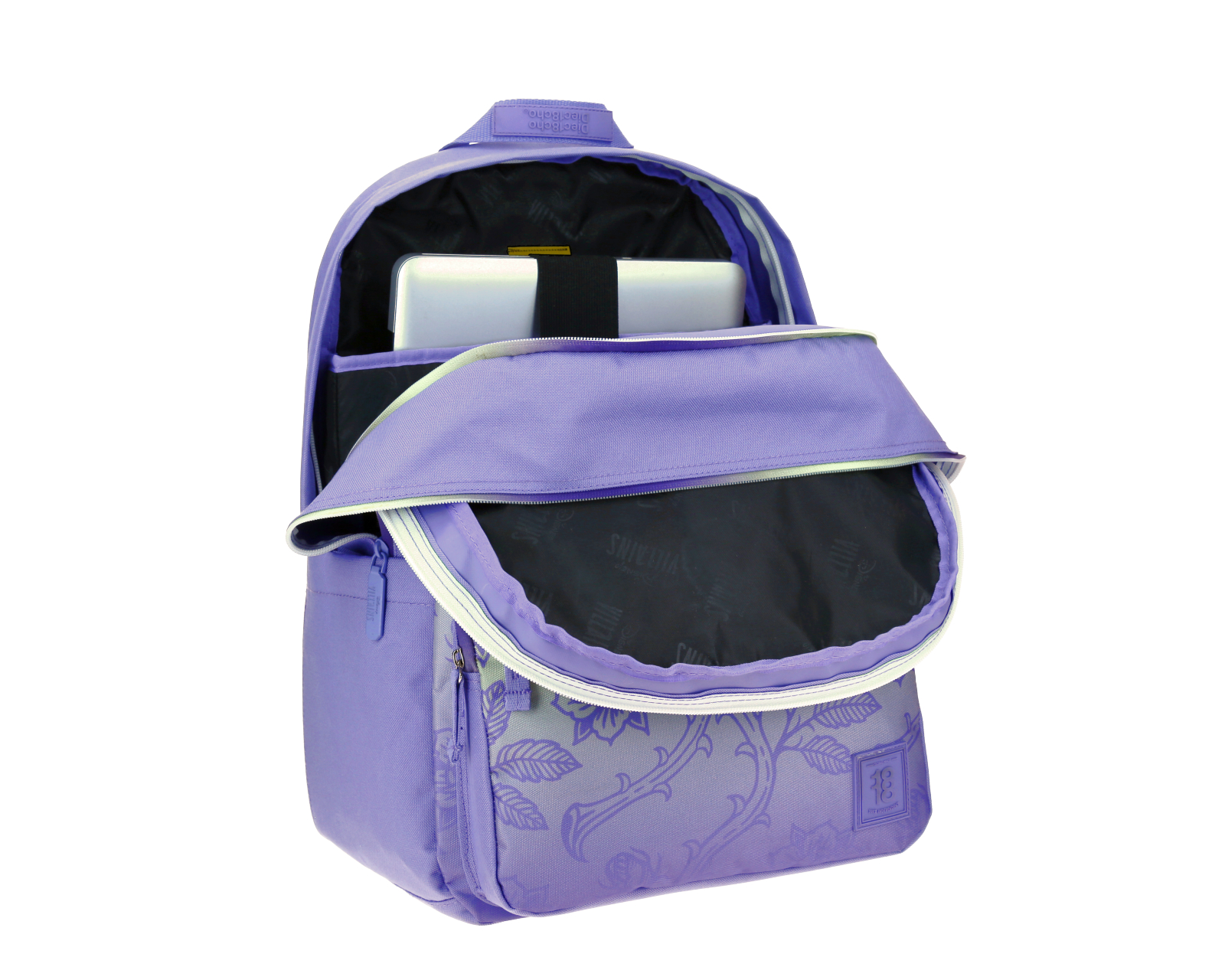 Foto 8 pulgar | Mochila 1818 Villanas Secundaria Thorns Porta Laptop  on Cubre Cierre Hasta 15'' Grande Púrpura para Mujer