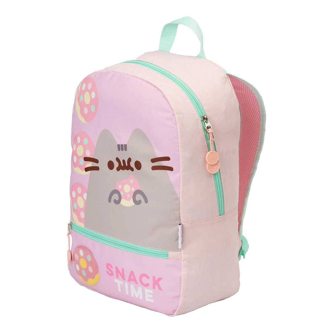 Foto 3 pulgar | Mochila Yadatex Gato Pusheen The Cat Snack Time Donas color Rosa