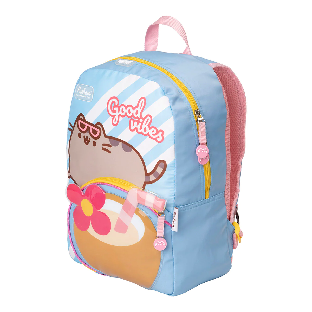 Foto 2 | Mochila Yadatex Gato Pusheen The Cat Coconut Azul Kawaii color Azul