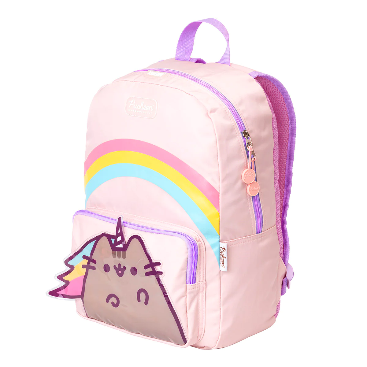 Foto 3 pulgar | Mochila Yadatex Gato Pusheen The Cat Unicornio Pusheenicornio color Rosa