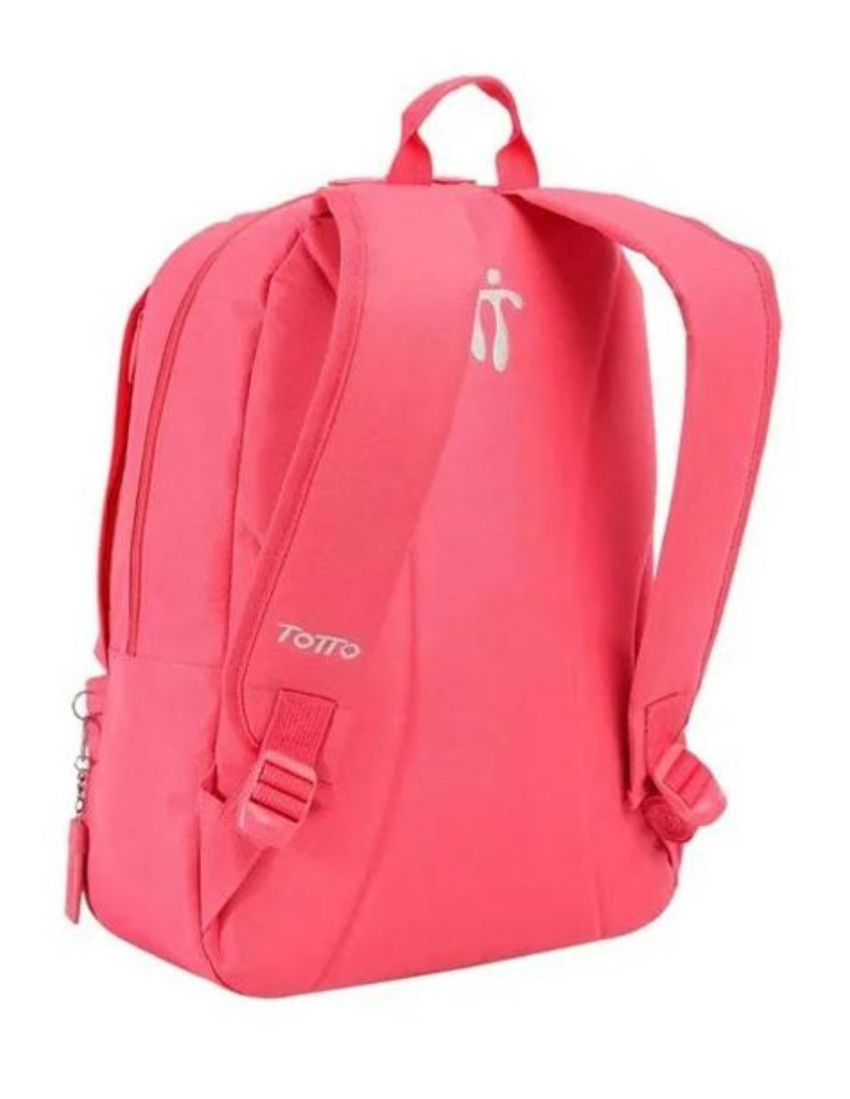Foto 3 pulgar | Mochila Totto color Coral