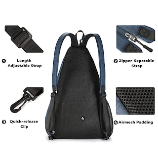 Foto 4 | Venta Internacional - Bolsa Reversible A11n Sport Azul Marino