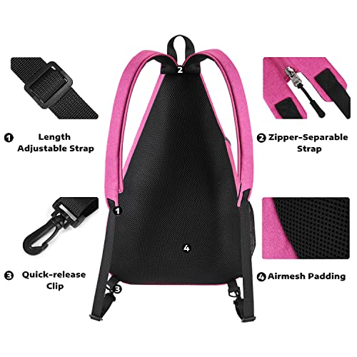 Foto 4 pulgar | Venta Internacional-Mochila Deportiva A11n Sports color Rosa