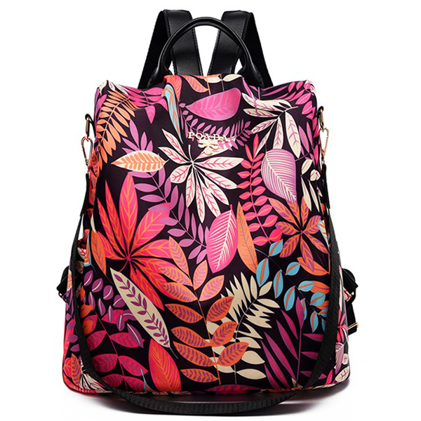 Venta Internacional - Mochila para Mujer Antirrobo Multicolor