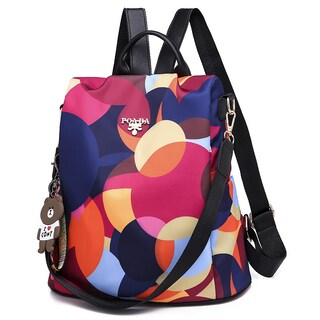 Foto 3 | Venta Internacional - Mochila para Mujer Antirrobo Multicolor