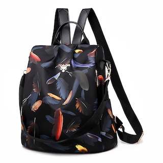 Foto 4 | Venta Internacional - Mochila para Mujer Antirrobo Multicolor