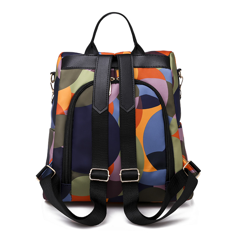 Foto 6 pulgar | Venta Internacional - Mochila para Mujer Antirrobo Multicolor