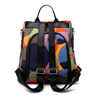 Foto 5 | Venta Internacional - Mochila para Mujer Antirrobo Multicolor