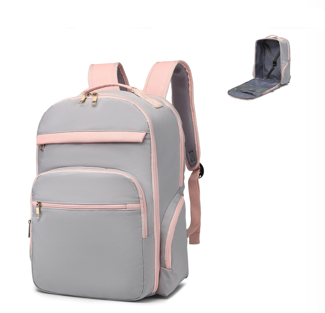 Mochila de Viaje para Laptop Rosa