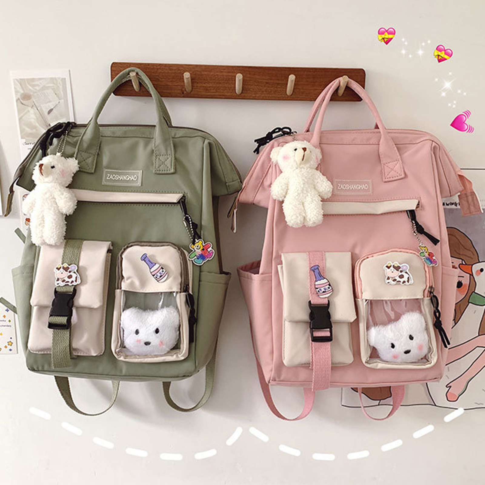 Foto 3 pulgar | Venta Internacional-mochila Genérica Kawaii Cute Para Niña, Impermeable, De Nailon