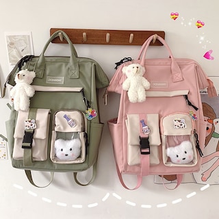 Foto 2 | Venta Internacional-mochila Genérica Kawaii Cute Para Niña, Impermeable, De Nailon