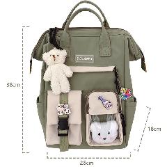 Foto 3 pulgar | Venta Internacional-mochila Genérica Cute Girl De Nailon Impermeable 0,45 Kg