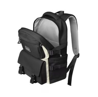 Foto 2 | Mochila Escolar Backpack Diseño Liso 30l Negro Acero