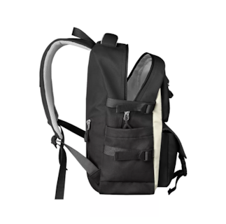 Foto 3 | Mochila Escolar Backpack Diseño Liso 30l Negro Acero