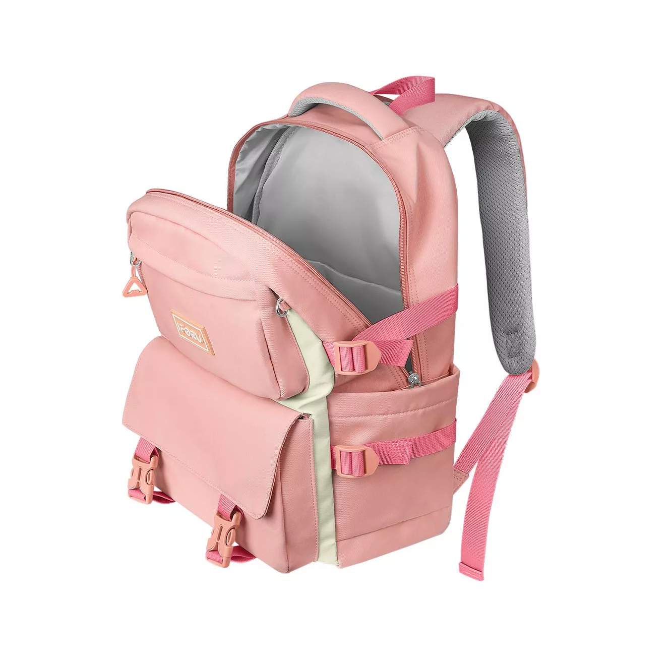 Foto 3 pulgar | Mochila Escolar Iforu 30l Rosa