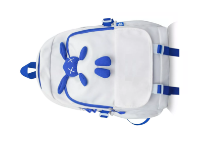 Foto 2 | Mochila Escolar De Gran Capacidad Bolsa Blanco/azul