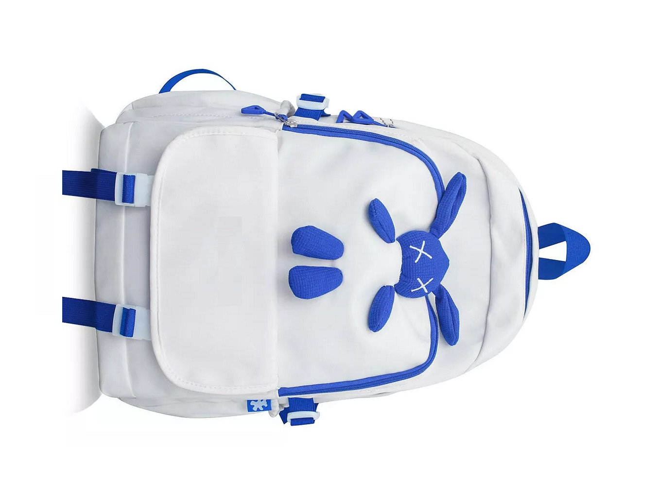 Foto 4 pulgar | Mochila Escolar De Gran Capacidad Bolsa Blanco/azul