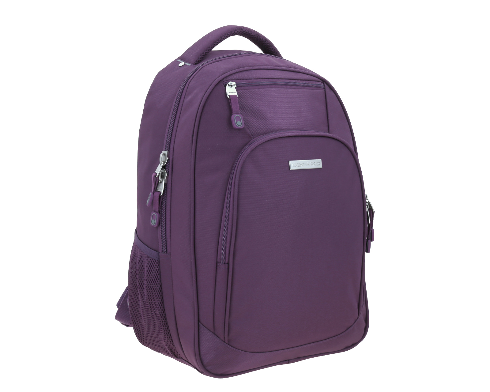 Foto 7 pulgar | Mochila Grande Chenson Pro Para Mujer Kazio Morado Con Porta Laptop De Hasta 15''.