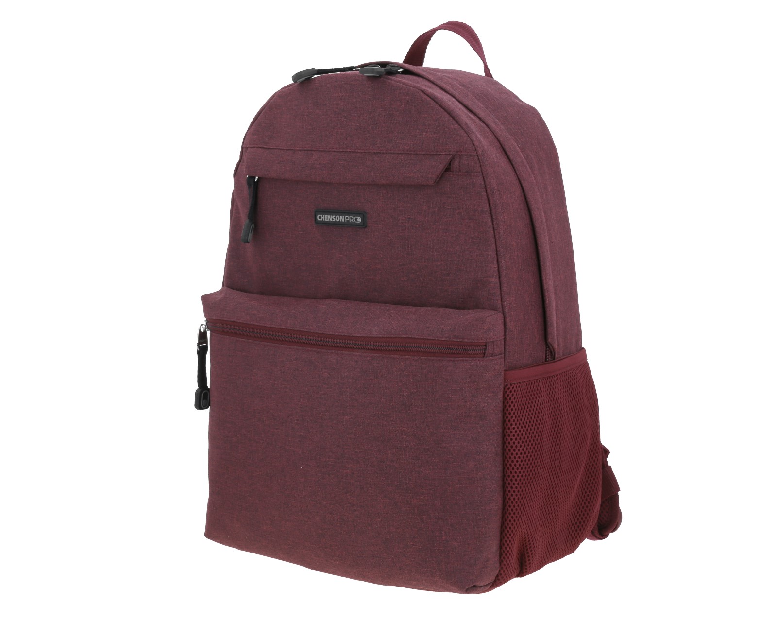 Foto 3 pulgar | Mochila Grande Chenson Pro Para Mujer Tesa Tinto Con Porta Laptop De Hasta 15''.